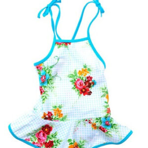 Multi Print Frill One Piece Swimsuit