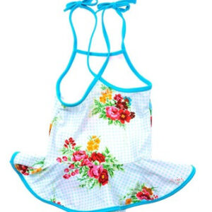 Multi Print Frill One Piece Swimsuit